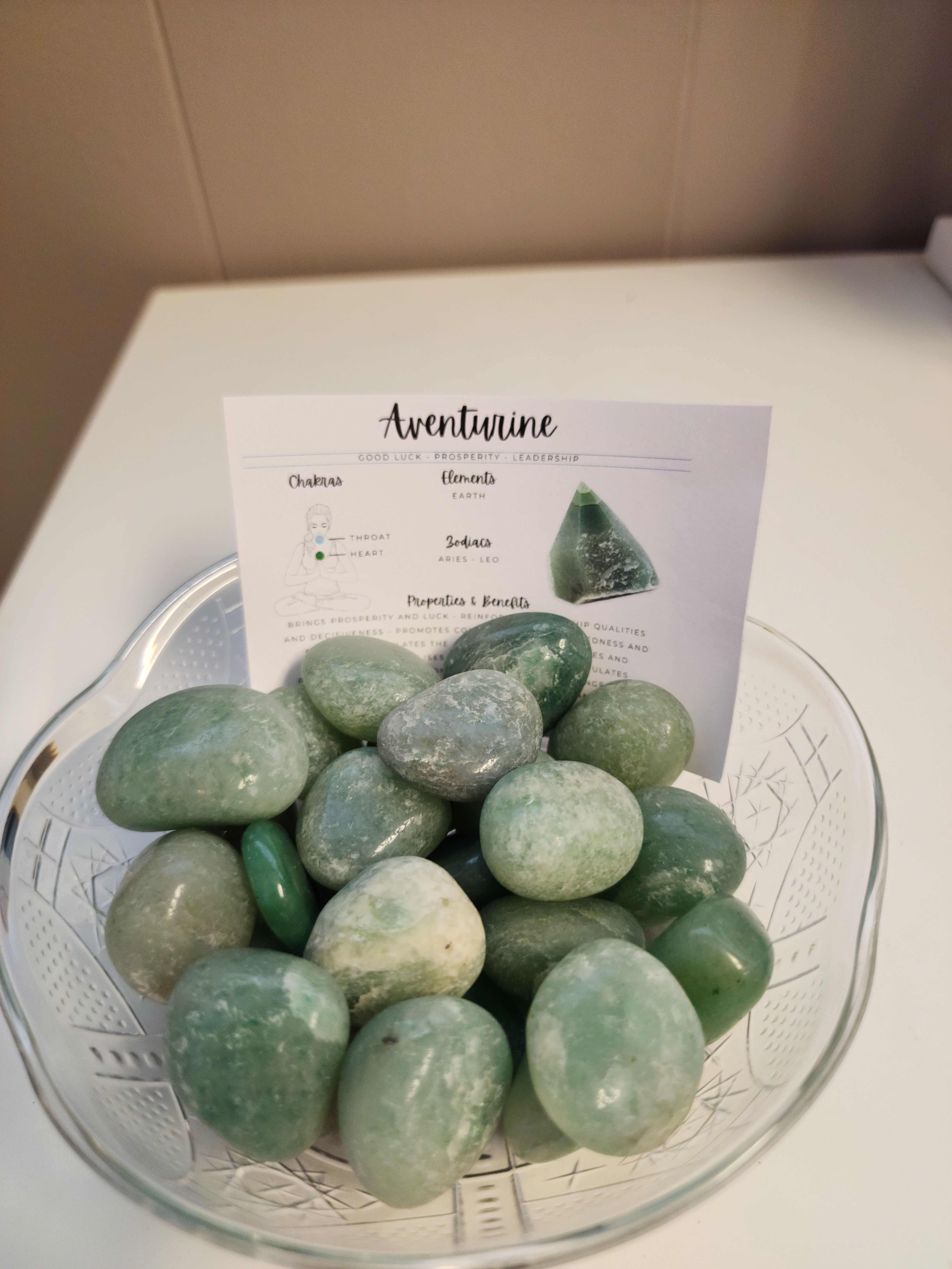 Green Aventurine Tumbles