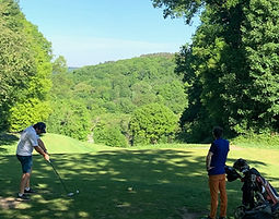 TPC 2025 Rouen. (11) Départ sur le 8, trou signature du Golf de Rouen Mont Saint Aignan..j