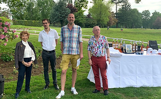 TPC 2025 Rouen. Catherine Sabbag Nahoum, le Professeur Gaël Nicolas, Arnaud Tougard et Jea