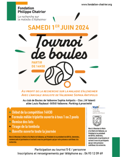 affiche 2024 Pétanque Valbonne