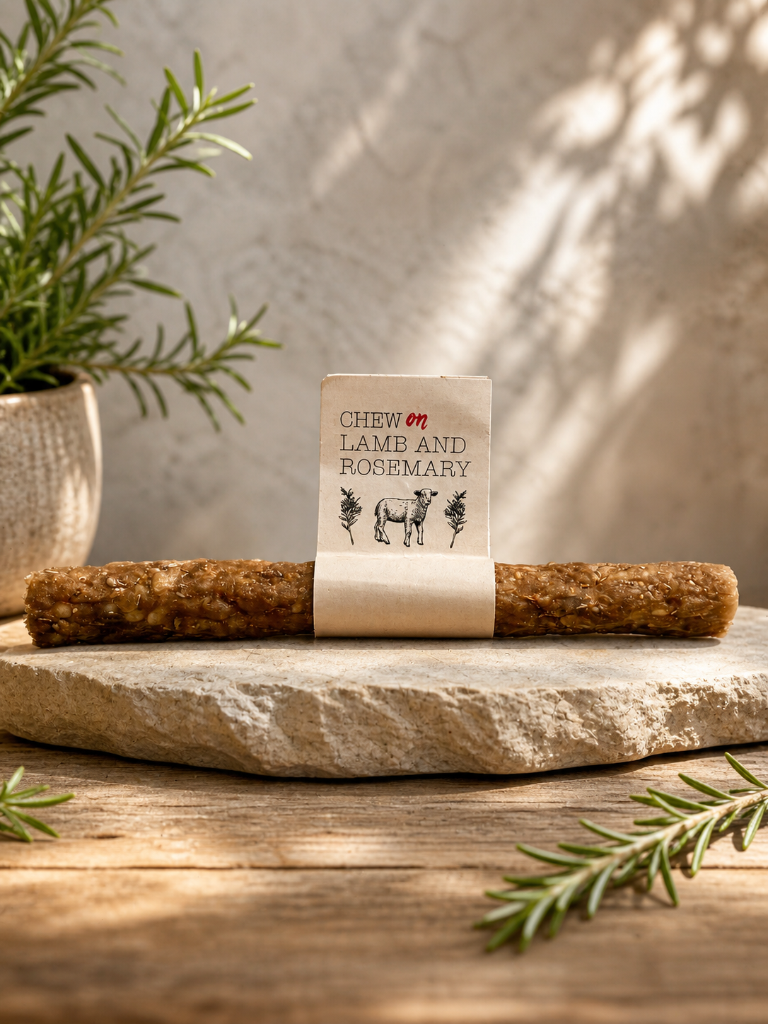 Chew On Lamb & Rosemary Stick 20cm