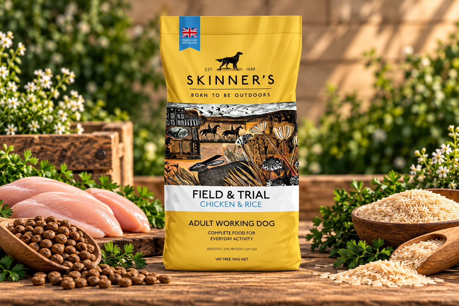 Skinners Field & Trial Chicken & Rice 2.5kg