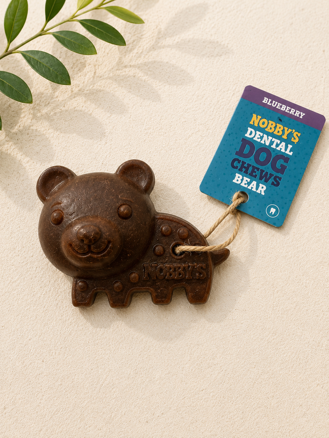 Nobblys Animal Bear Blueberry Dental Chew