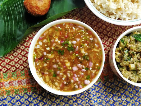 PACHI PULUSU | RAW TAMARIND RASAM