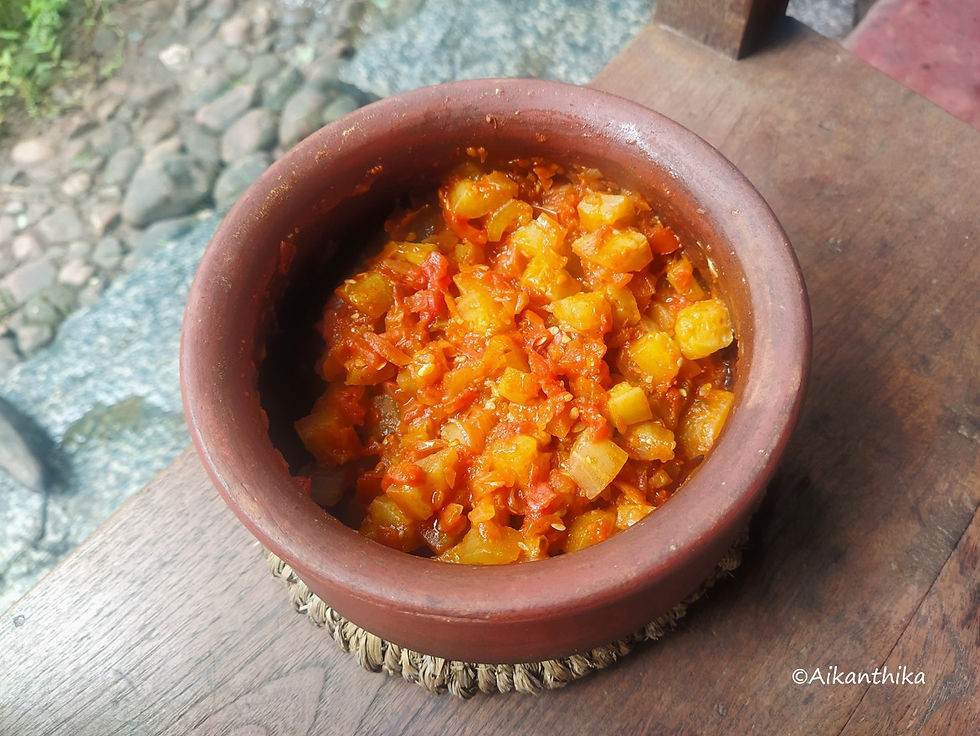 DOSAKAYA TAMOTA KURA | CUCUMBER TOMATO CURRY