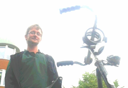 Guerilla gardener Elwin Vankan