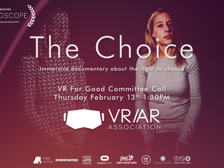 VR/AR Association VR For Good Call