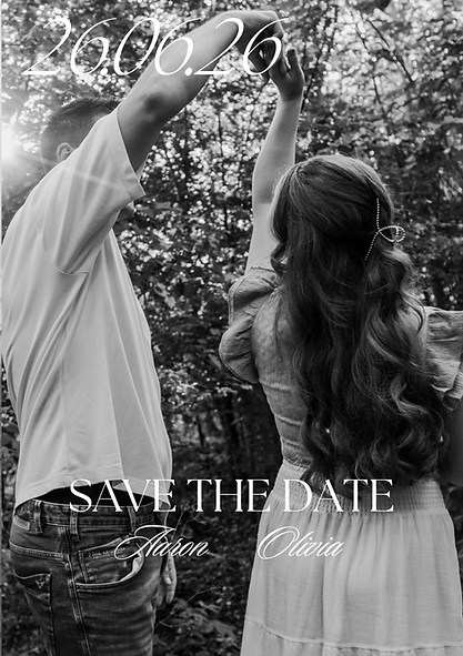 Couple shoot for save the date card