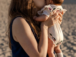 Kleine familieshoot tijdens het gouden uur!