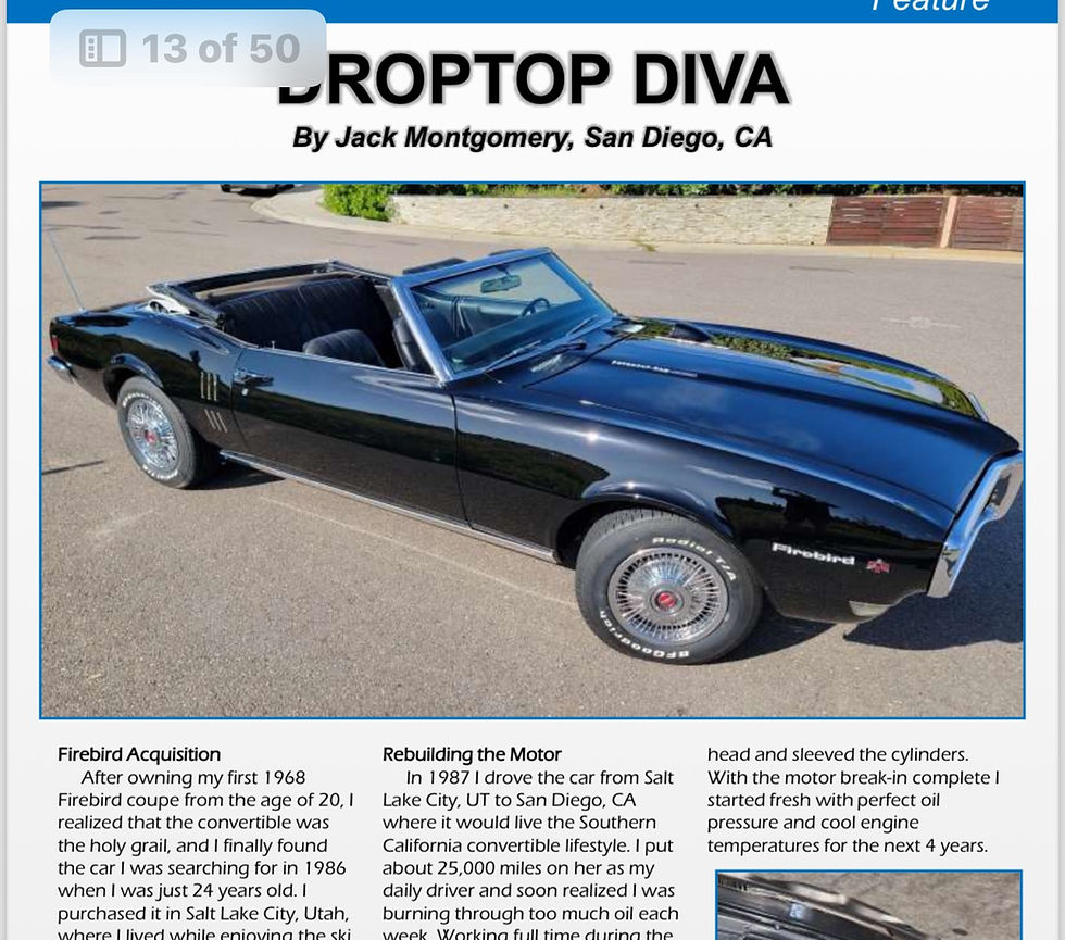 droptop diva magazine article