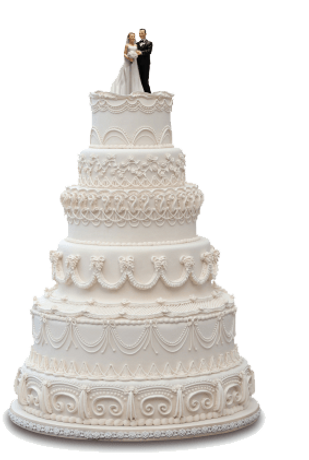 white mulit tier wedding cake