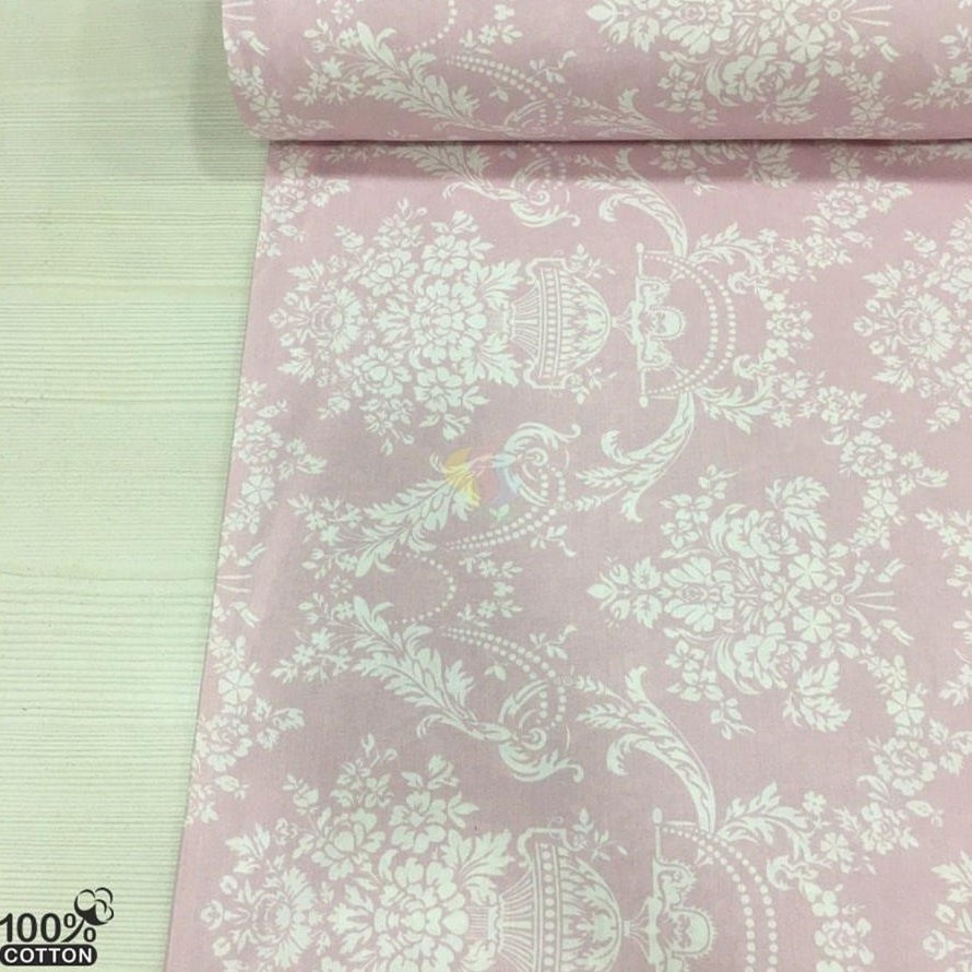 Ürün No: A32853818 Yalı Damask Desenli Poplin Kumaş