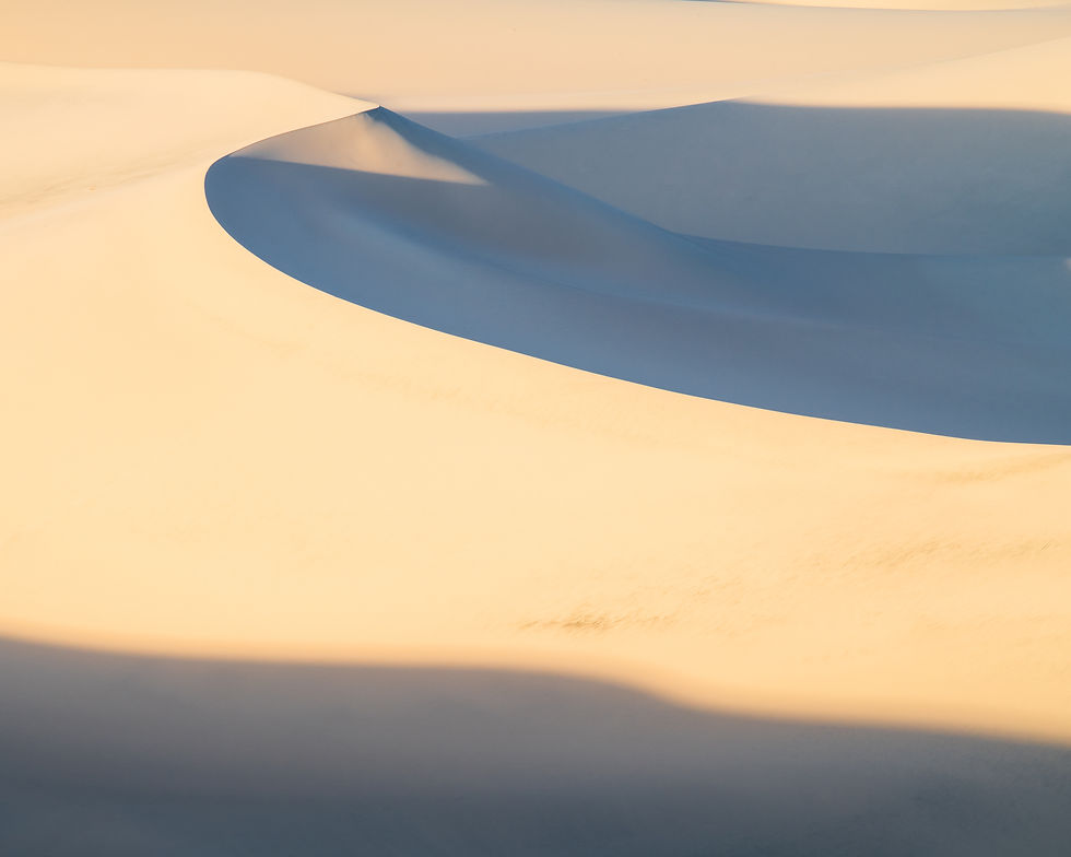 Abstracts of the dunes in Death Valley