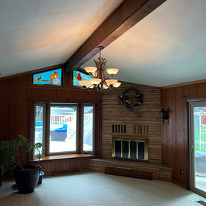 Living Room Ceiling + Beam