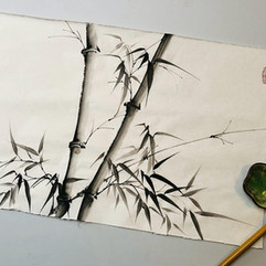 Ink bamboo chinese painting sumie 1 - art of the brush yingge xu.jpeg