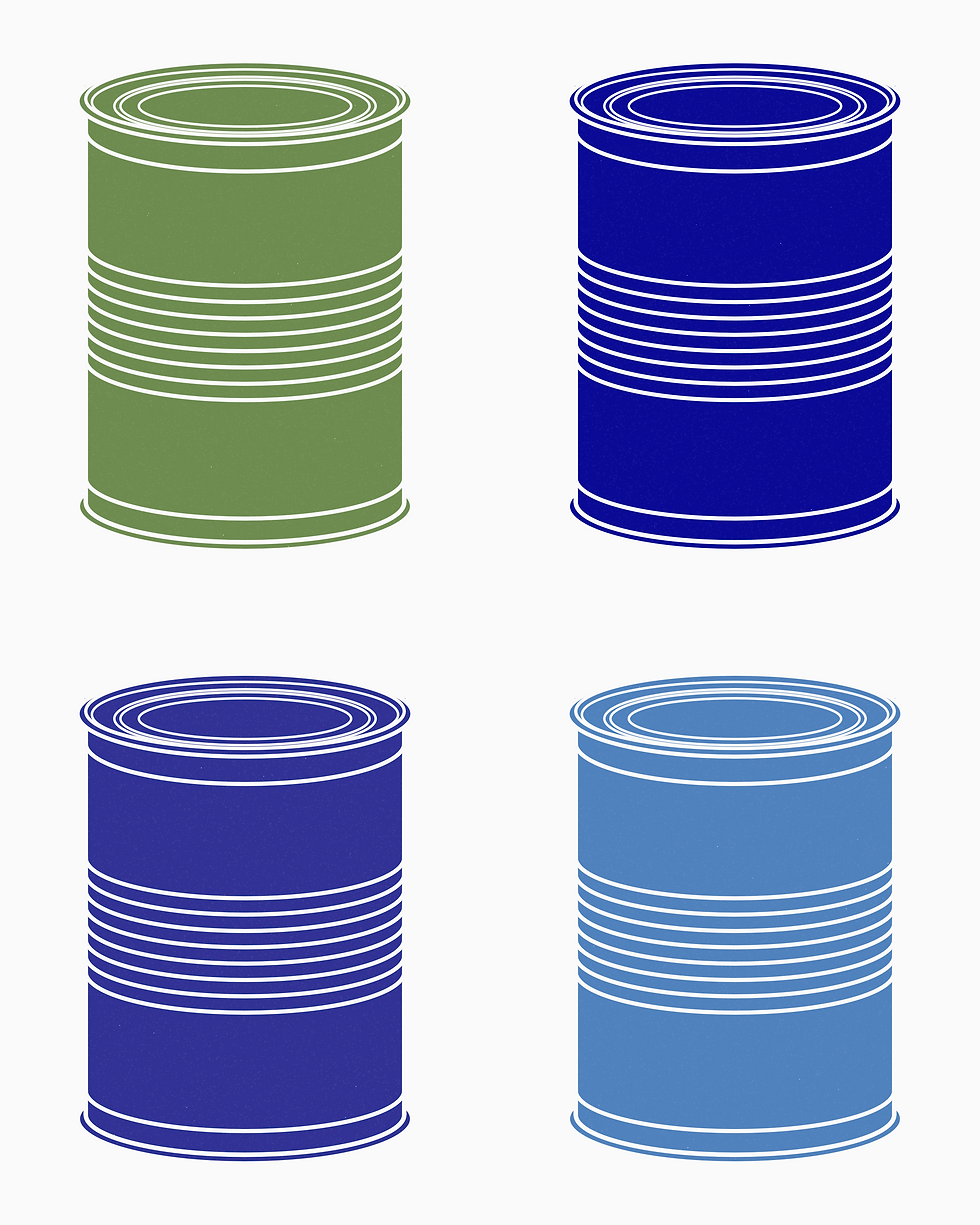 Thumbnail: Minimalist Cans Prints