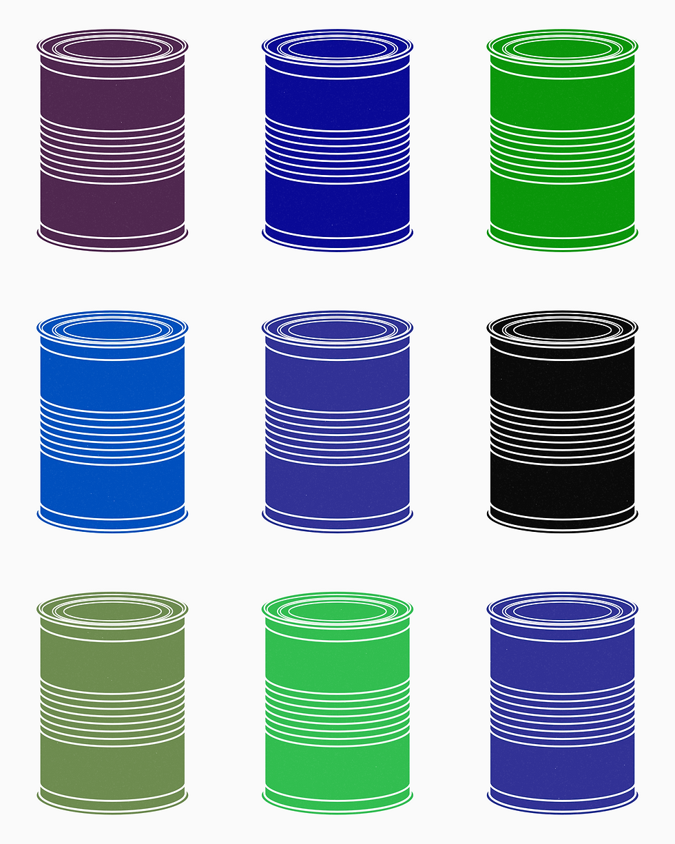 Thumbnail: Minimalist Cans Prints