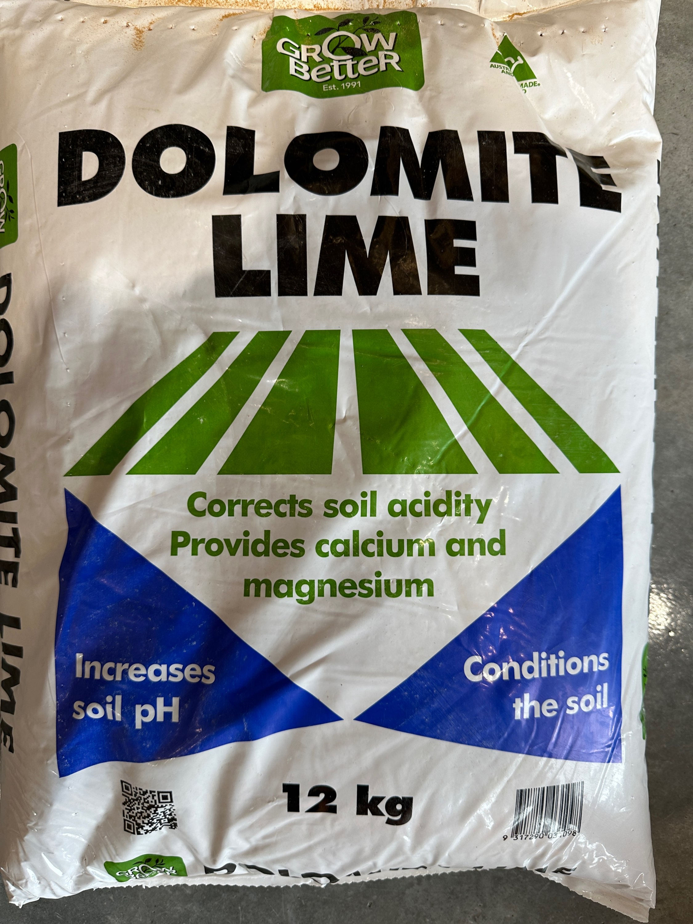 Dolomite Lime 12kg bag