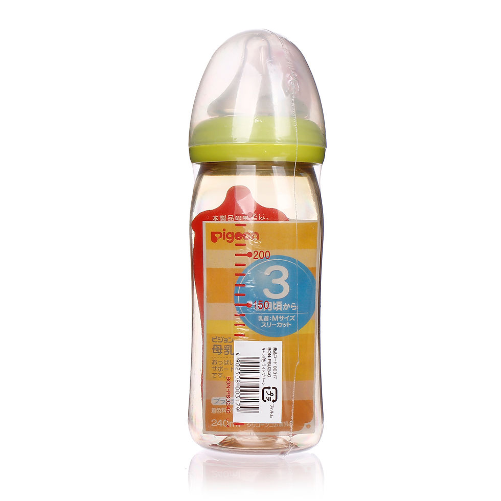 Bình sữa Pigeon cổ rộng 240ml xanh
