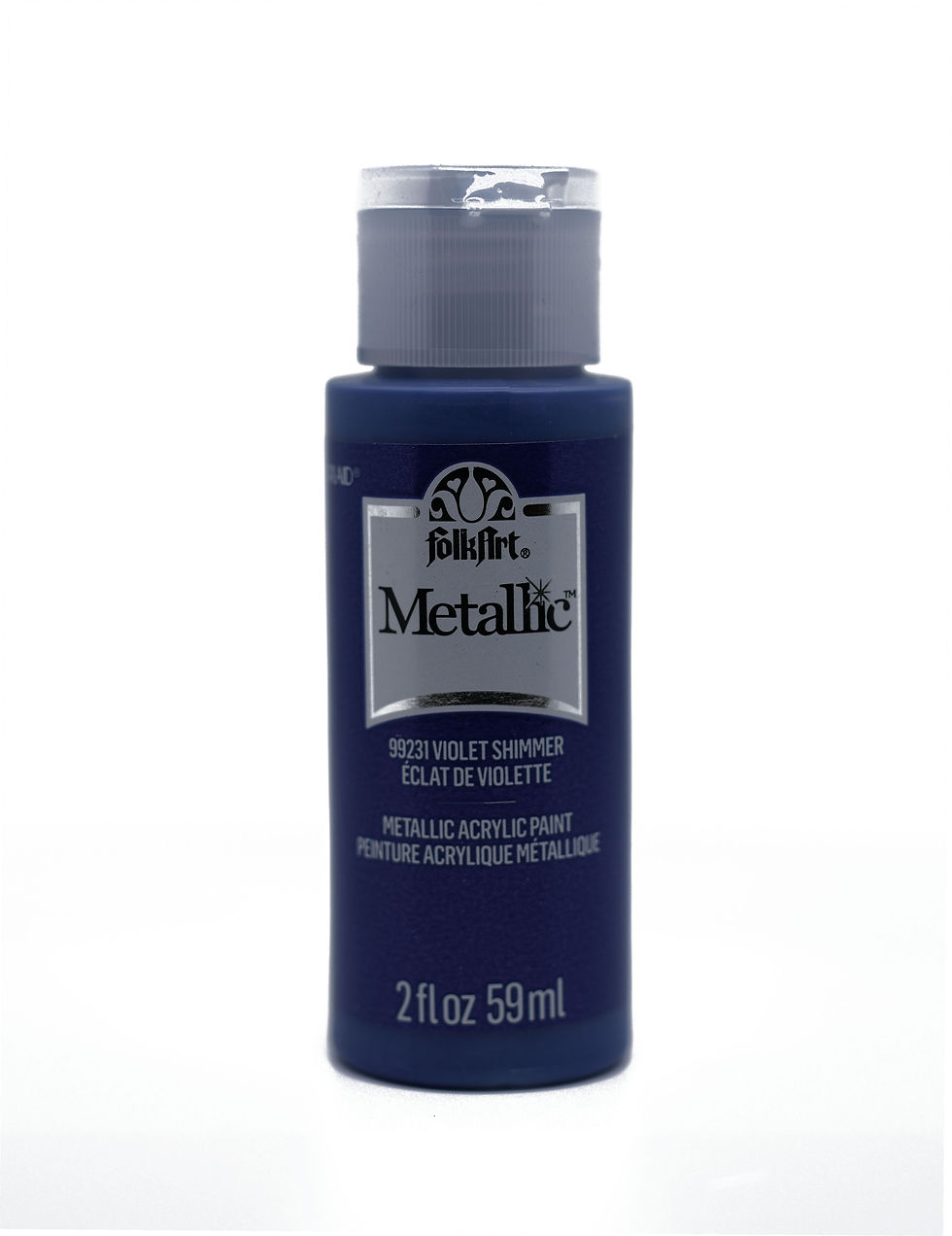 FolkArt Metallic Acrylic Paint 2 oz. - Violet Shimmer