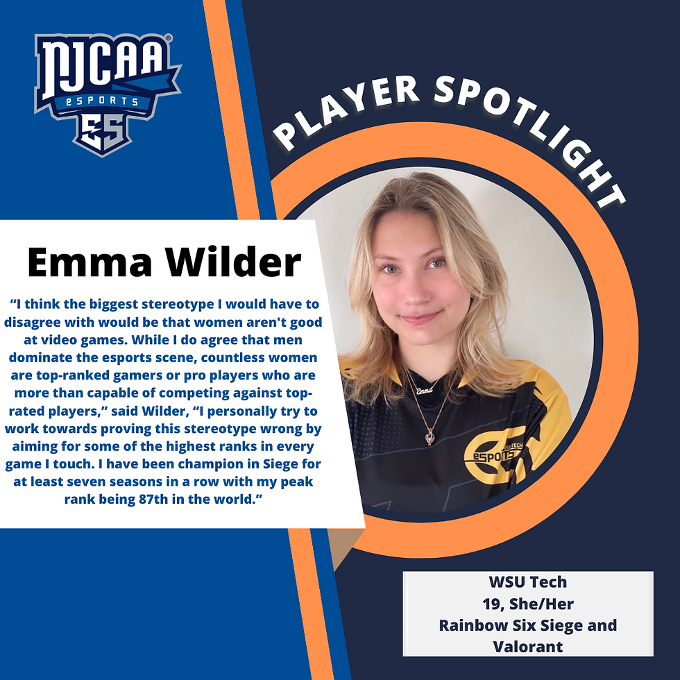 Player Spotlight - Emma Wilder