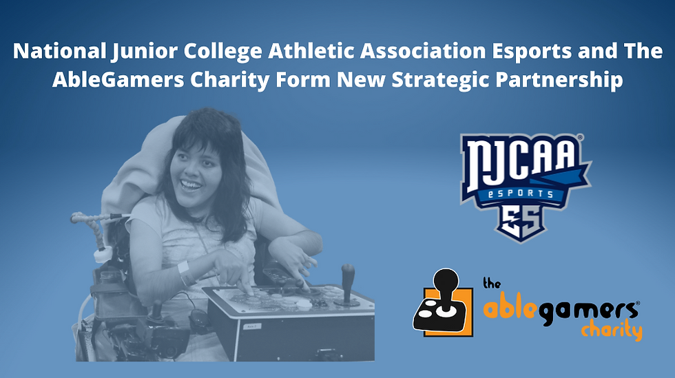 The NJCAAE Partners with the AbleGamers Charity