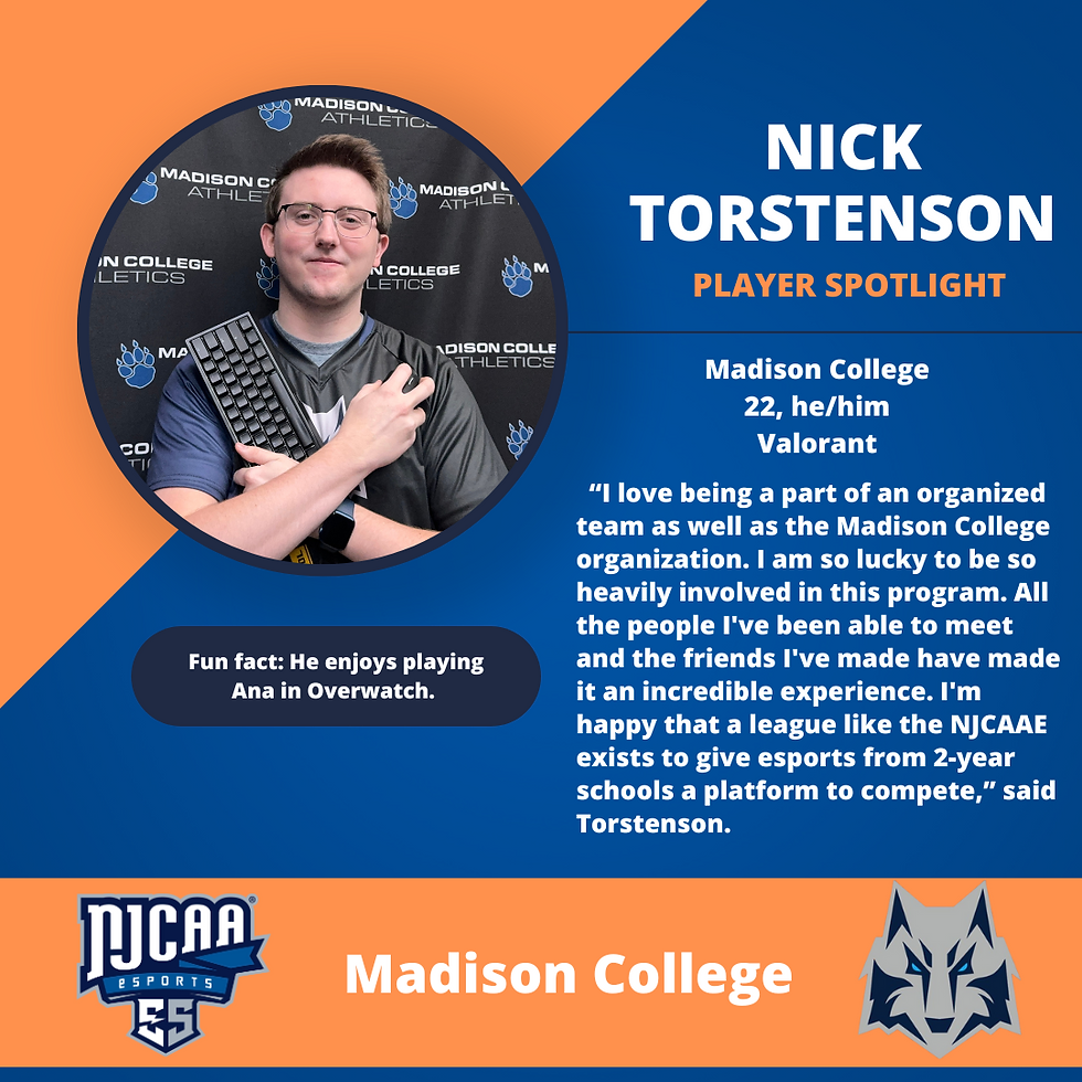 Player Spotlight - Nick Torstenson