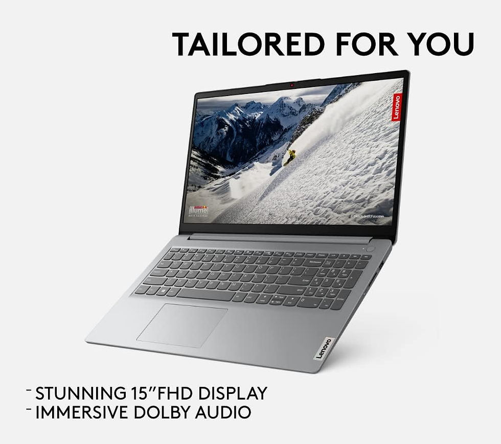 Thumbnail: Lenovo IdeaPad 1 Laptop | 15 inch Full-HD (64 GB)