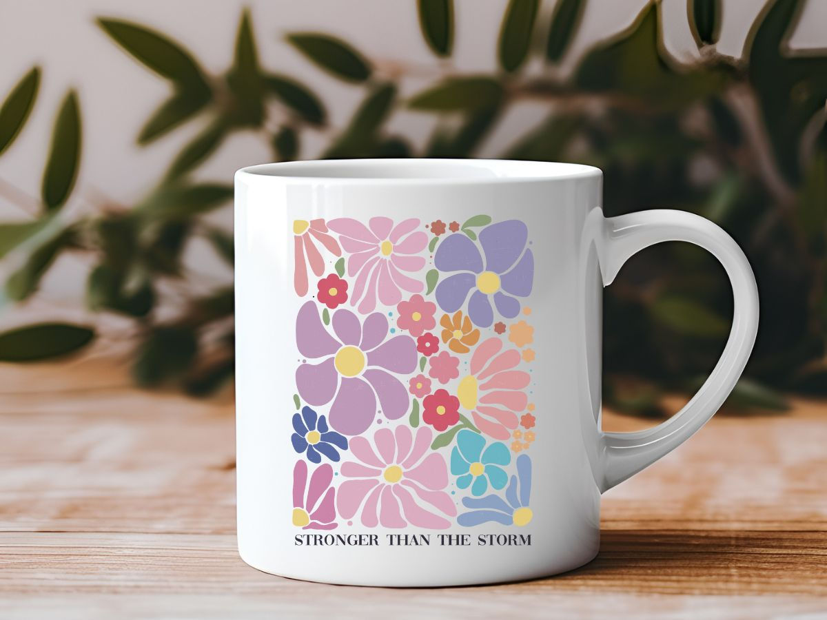 Stronger Than The Storm Inspirational 11 oz Coffee Mug