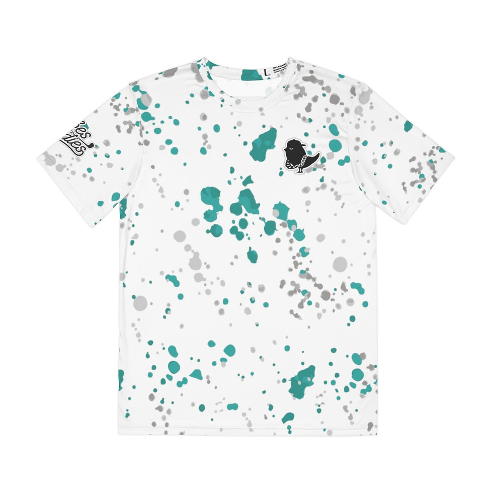 Splatter Course Tee White