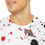 Thumbnail: Splatter Course Tee White + Red
