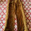 Thumbnail: Goldie Mustard Velvet Handwoven Bell Pants