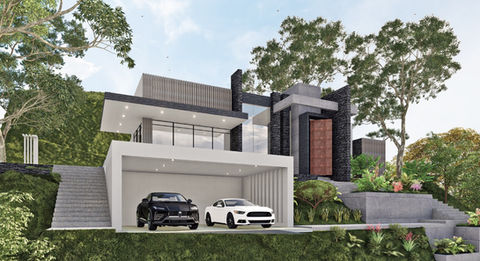 Casa en niveles de lujo