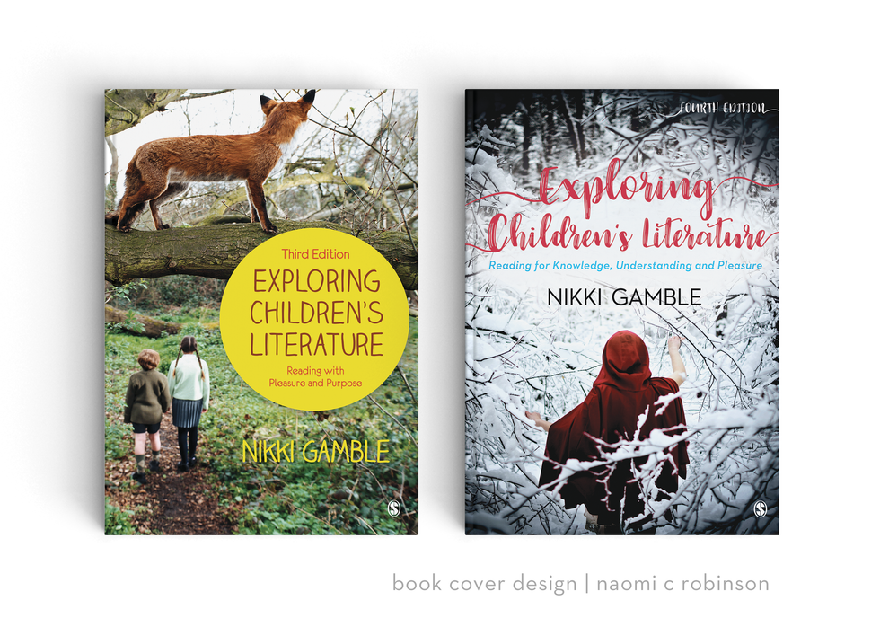 Exploring Children’s Literature – Book Cover Design (2nd & 3rd Editions)