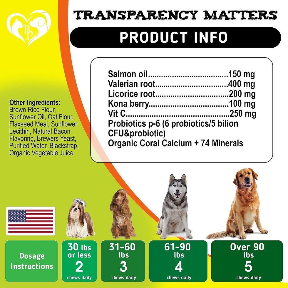 Thumbnail: Dog Anti Itch Allergy Relief Chews Dry Itchy Skin Hot Spot Treatment with Omega3