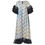 Thumbnail: by moumi, Angelica, dress, kaftan, muumuu, gown, maxi, ruffles, animal print, buttons, high slit,  leopard, pastel, ombre