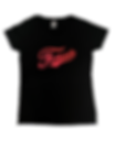 Female in red vinyl - round neck
