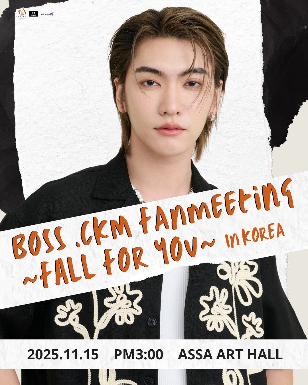 【予約】BOSS.CKM Fanmeeting In Korea ~Fall For You~