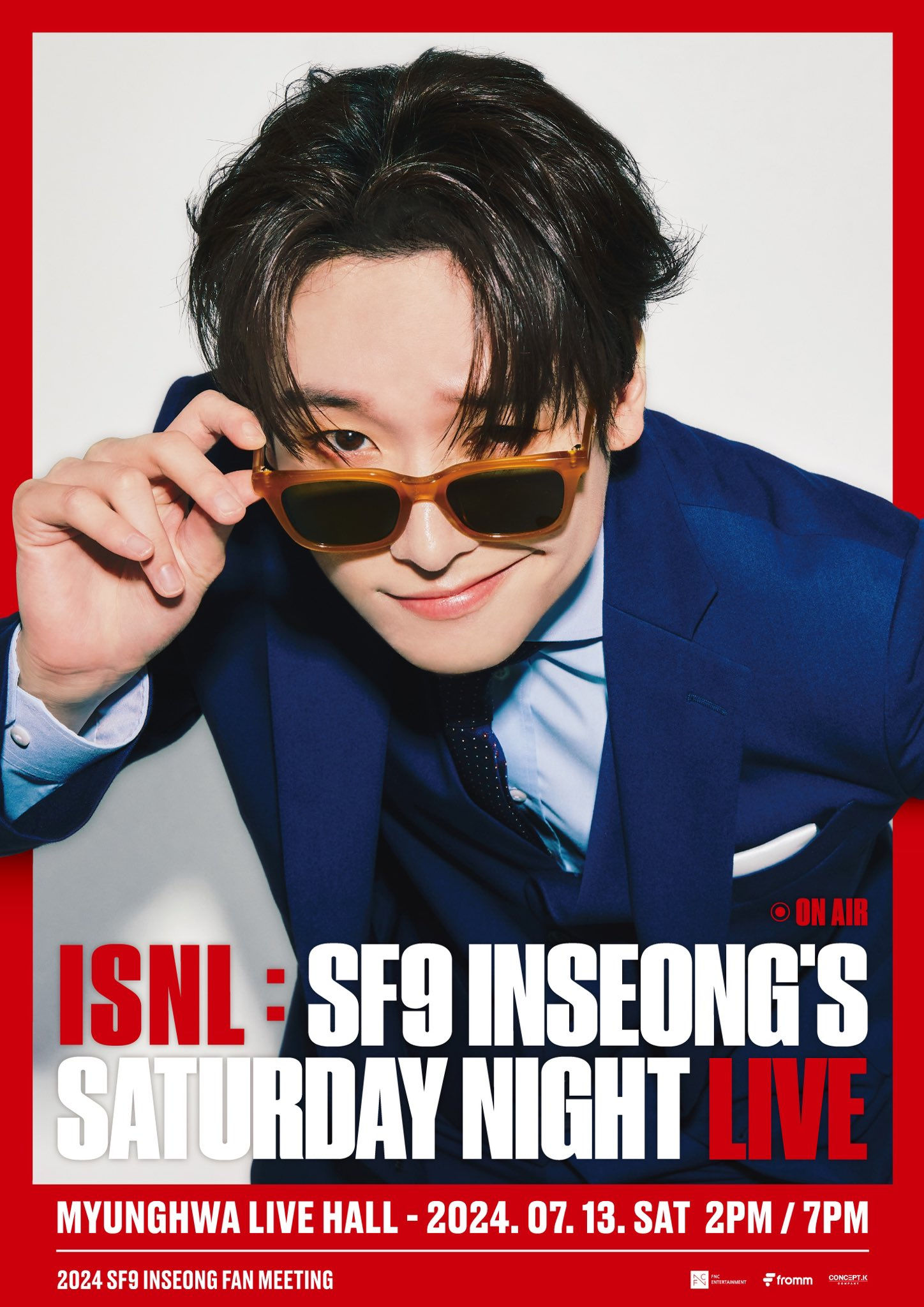【予約】ISNL : SF9 INSEONG＇S SATURDAY NIGHT LIVE