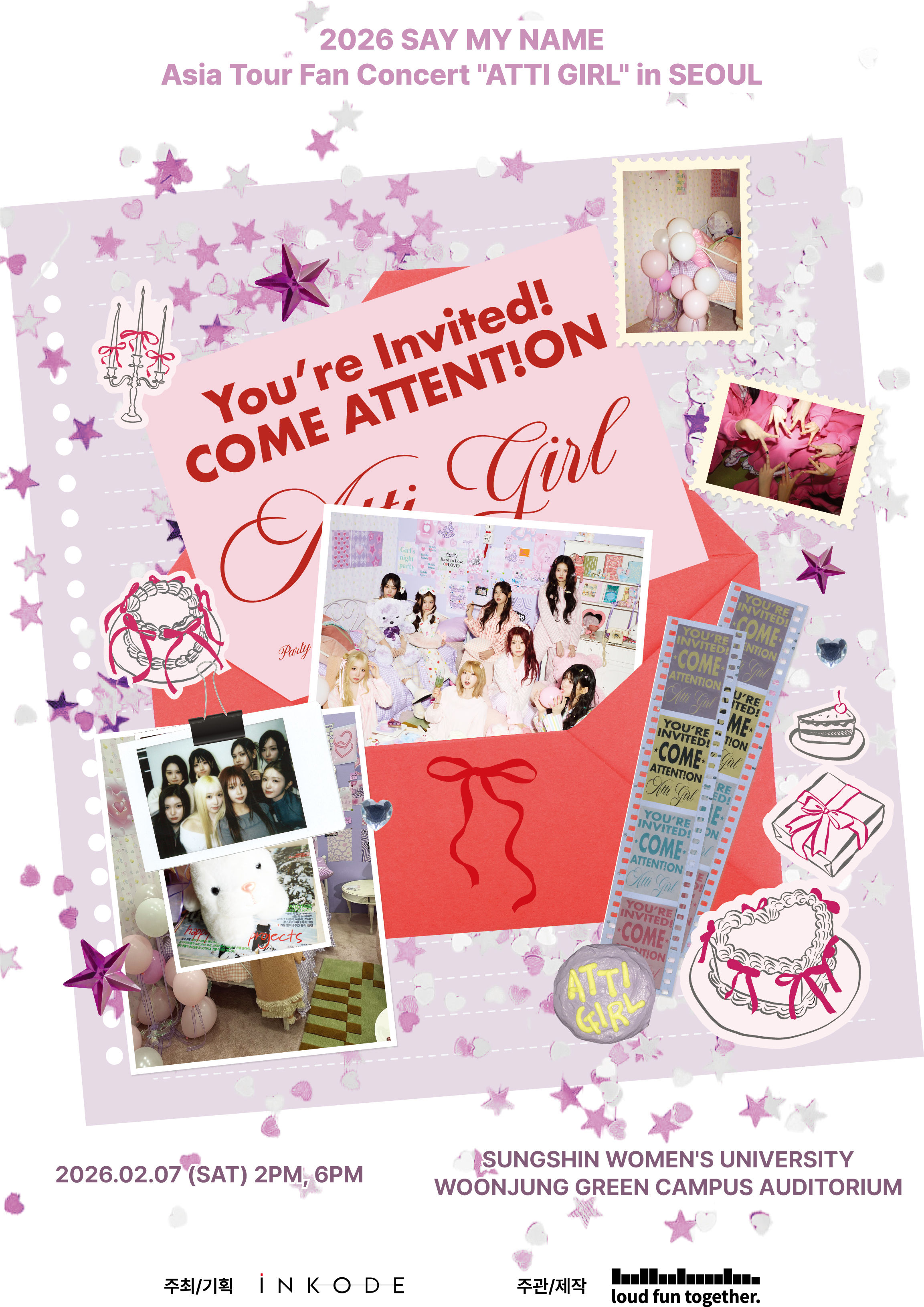 【予約】2026 SAY MY NAME Asia Tour Fan Concert "ATTI GIRL" in SEOUL