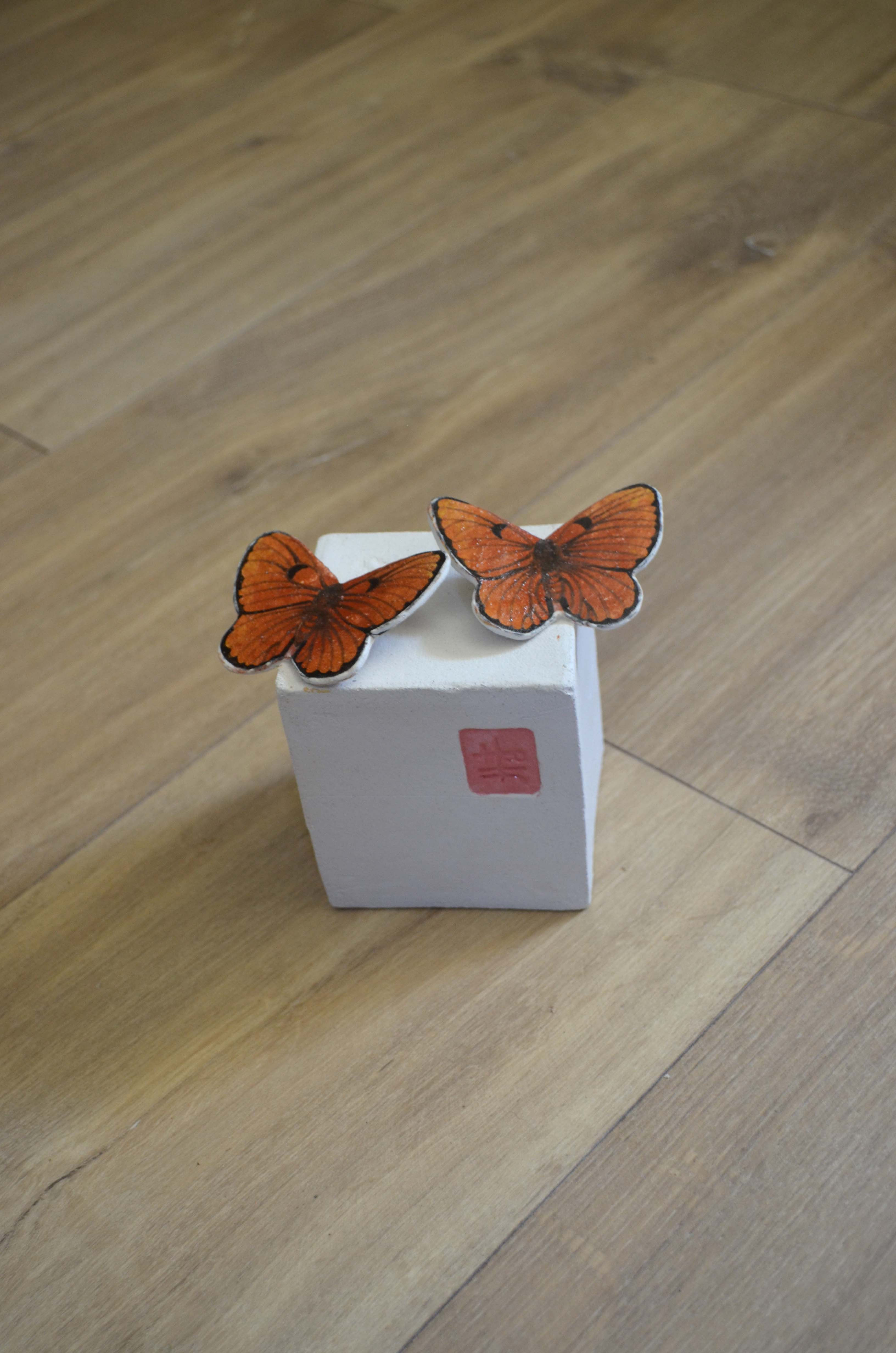 Cuivrés des marais sur socle