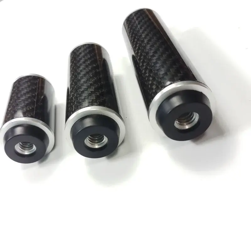 Thumbnail: Xmlivet Lastest Black Carbon Pool Billiards Cue Extensions 2/3/4inch Cue