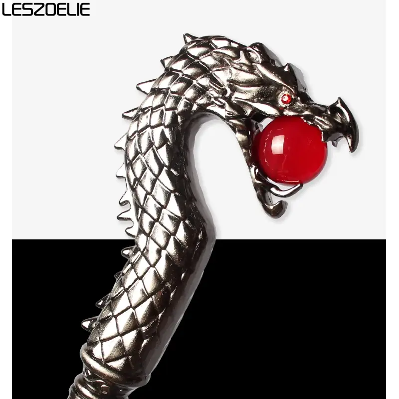 Thumbnail: 10 Colors Dragon-Head Fashion Walking Cane Men and Women Walking Stick Luxury