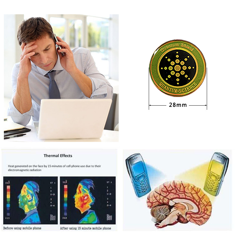 Thumbnail: Quantum Anti Radiation Shield 5G EMF Protection - Phones Laptops - 12 Stickers