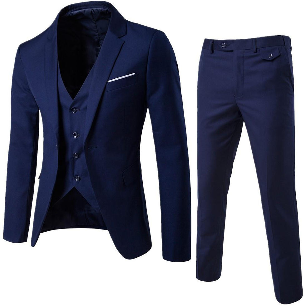 Thumbnail: 2023 Foreign Trade Four Seasons Men's Business Casual Suit Three-piece Gro