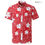 Thumbnail: 2022 Cotton Hawaiian Print Short-sleeved Shirt Men&amp;#039;s European Size Bea