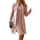 Thumbnail: Women&#039;s Dress Solid Color Lace Hollow Cardigan Sleeveless Short Skirt Two-