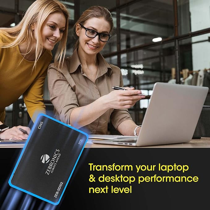 Thumbnail: ZEBRONICS SD102 2.5" 1TB SSD, SATA III, 550MB/s Data Speed, Ultra Low Power