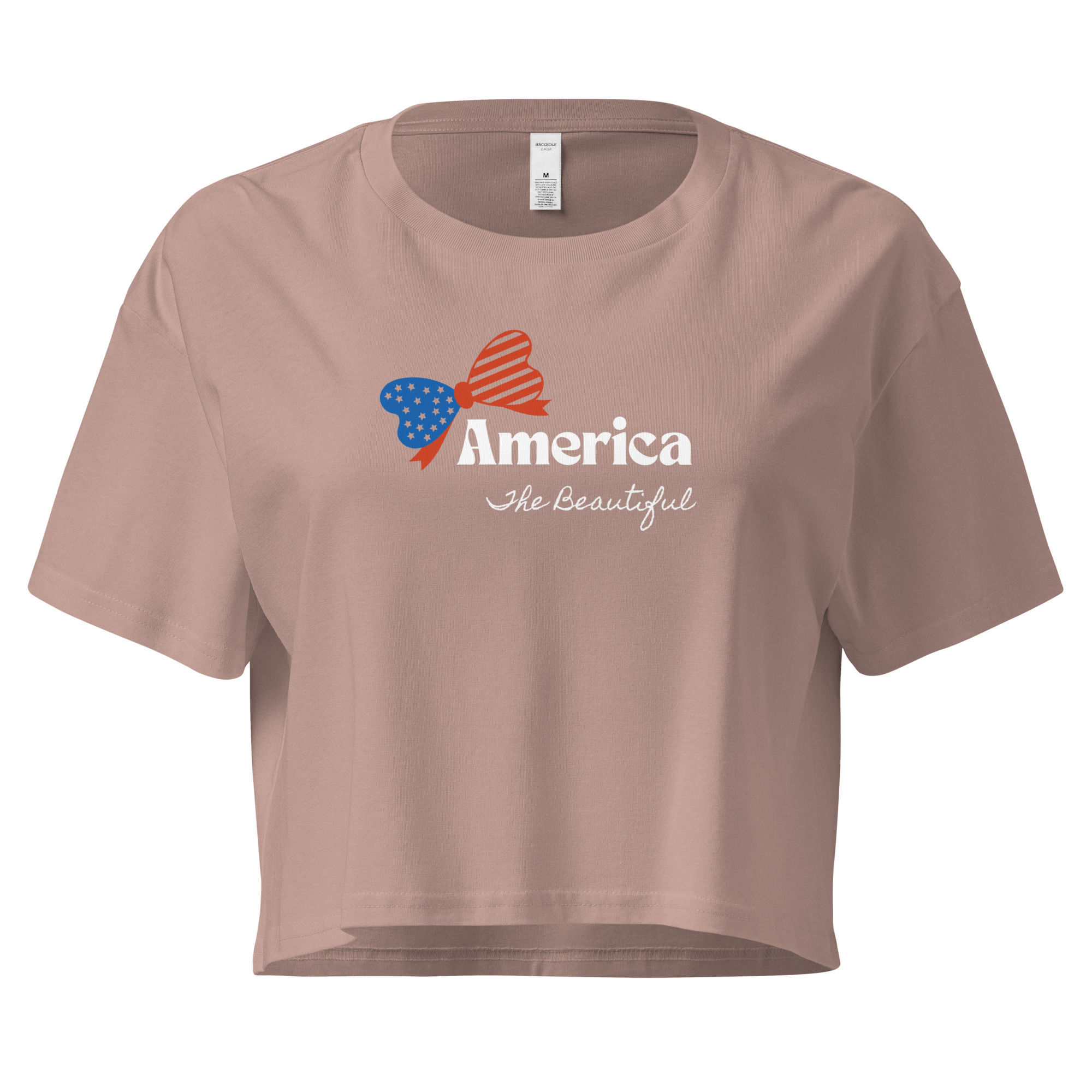Women’s America the Beautiful Crop Top- by Liberty and Heritage