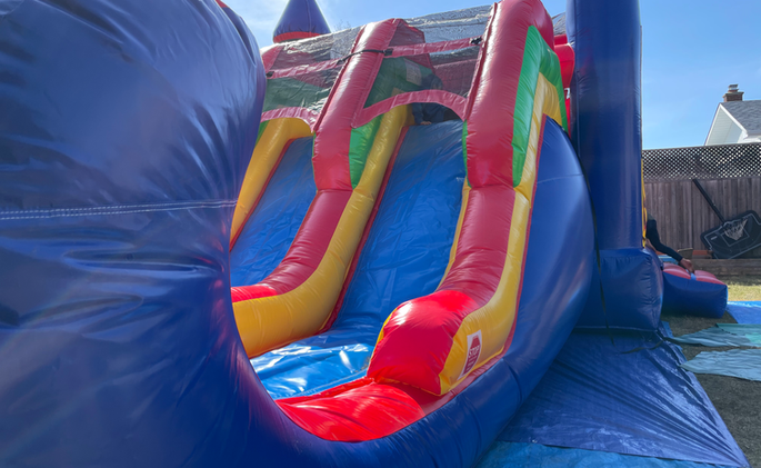 5in1 Double Lane bouncy castle from lalondes party bounce in Cornwall Ontario